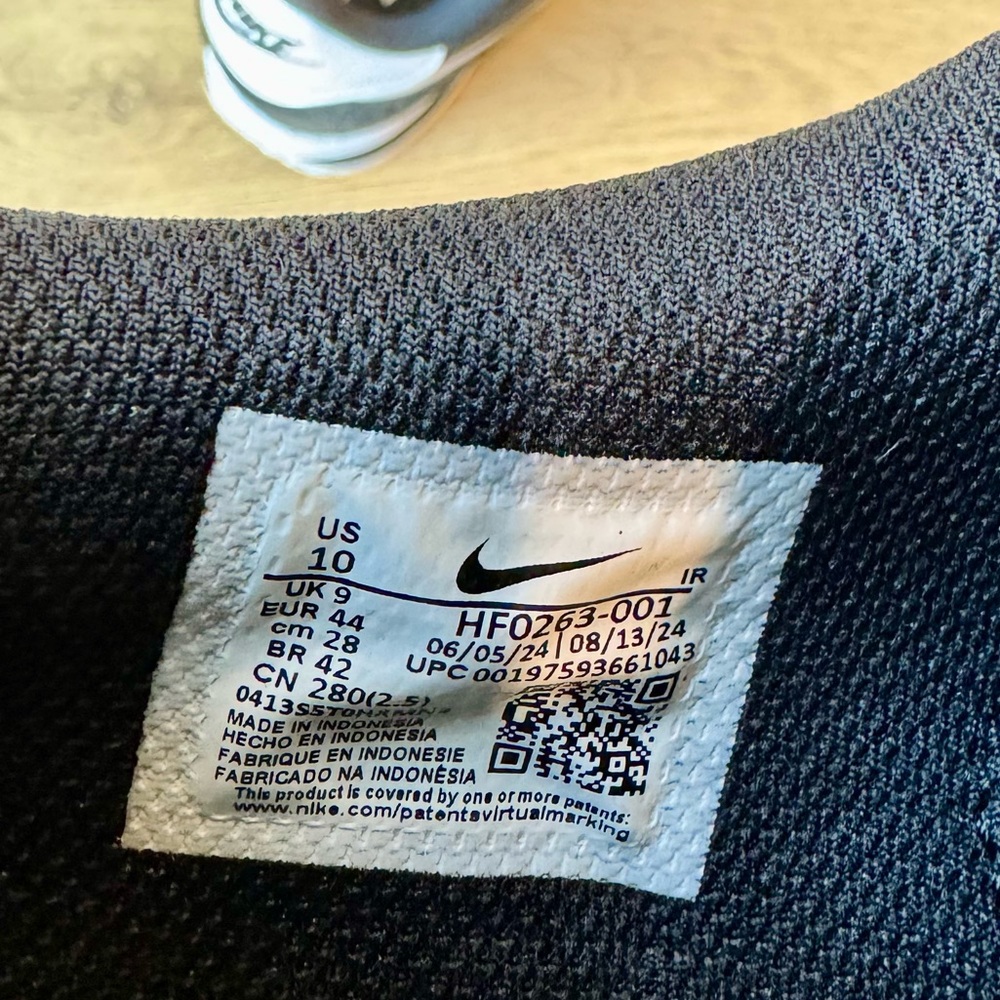 Nike Cortez textile black size 10 Men’s - Picture 6 of 6
